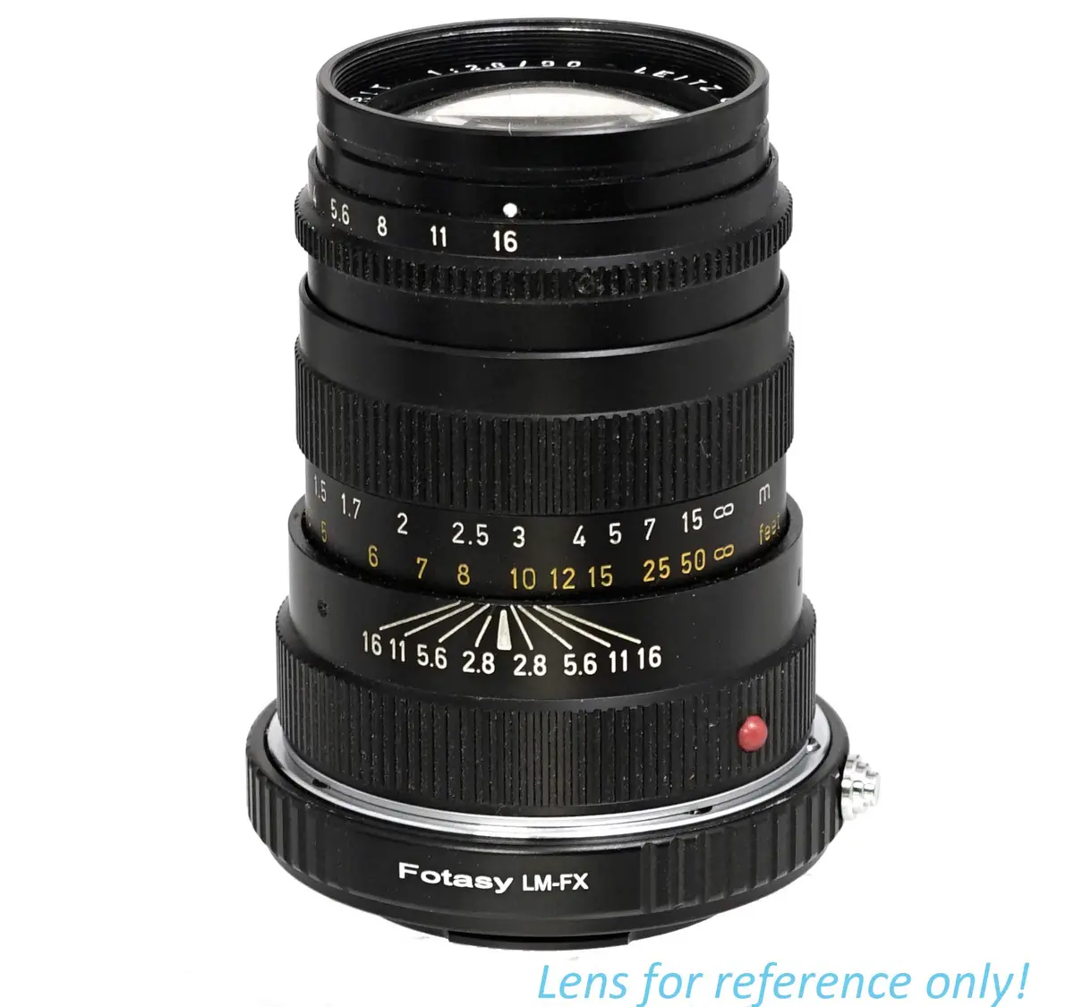 Fotasy Copper Leica M Lens to Fuji X Adapter, Leica M Mount to X-Mount Adapter, Compatible with Fujifilm X-Pro1 X-Pro2 X-E1 X-E2 X-E3 X-A5 X-M1 X-T1 X-T2 X-T3 X-T10 X-T20 X-T30 X-H1 - view 2