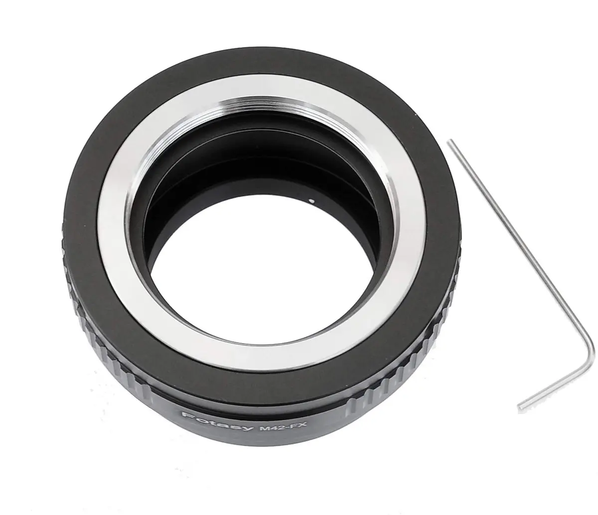 Fotasy M42 Lens to Fuji X Adapter | Manual Focus, Copper Mount, Infinity Focus Guarantee - view 2