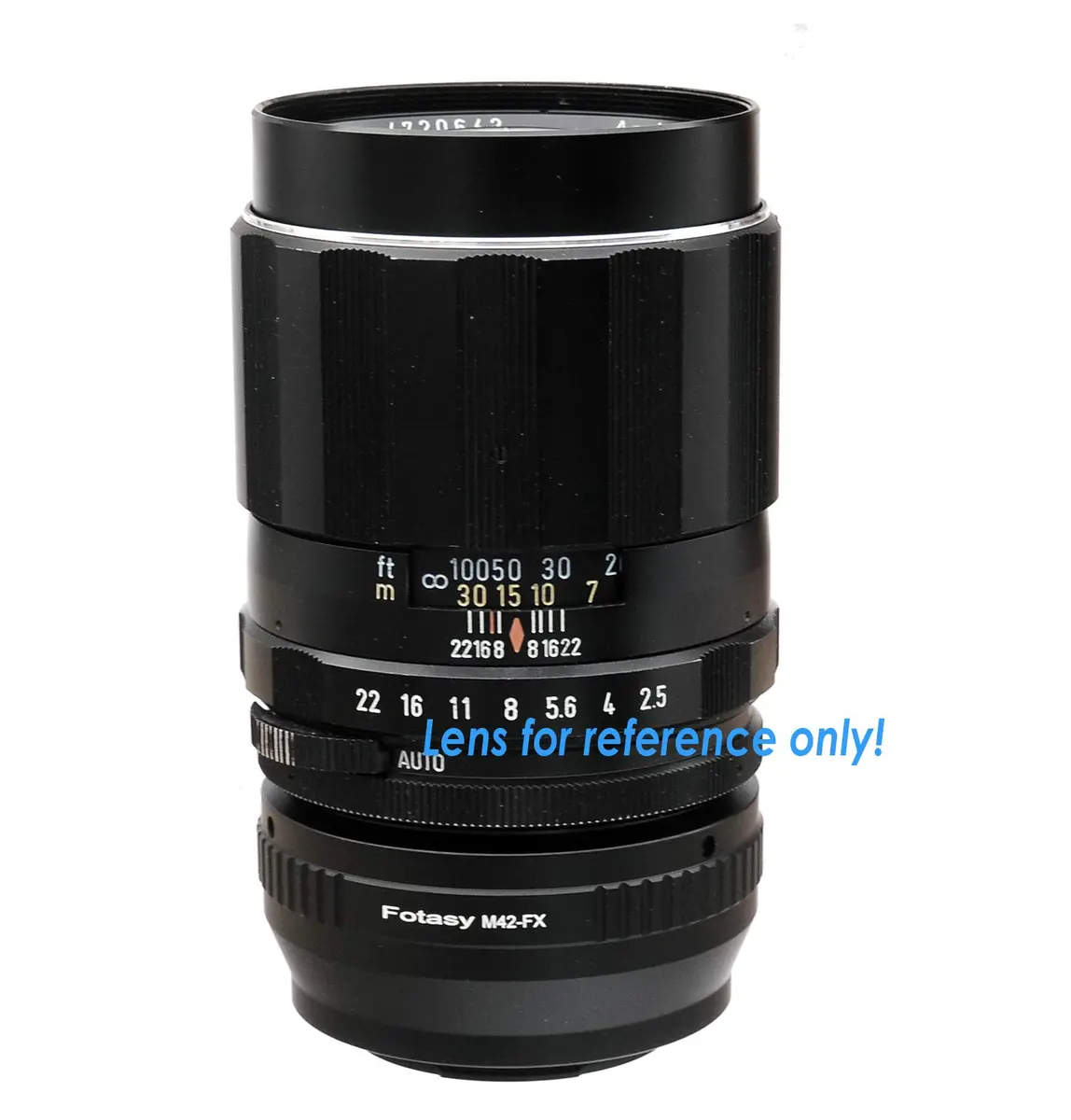 Fotasy M42 Lens to Fuji X Adapter | Manual Focus, Copper Mount, Infinity Focus Guarantee - view 3