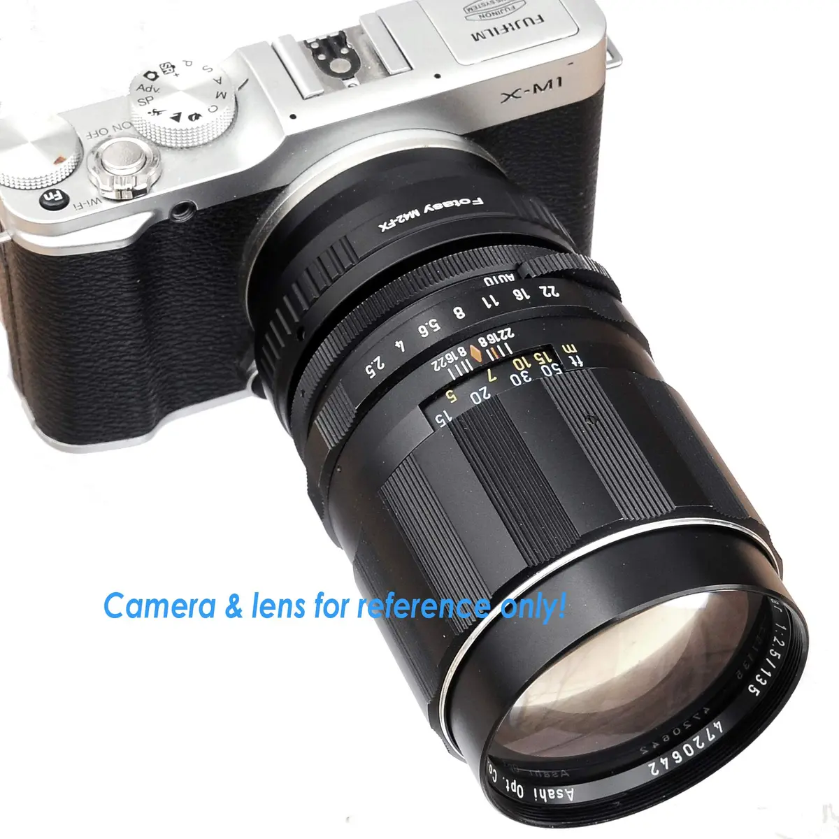 Fotasy M42 Lens to Fuji X Adapter | Manual Focus, Copper Mount, Infinity Focus Guarantee - view 4