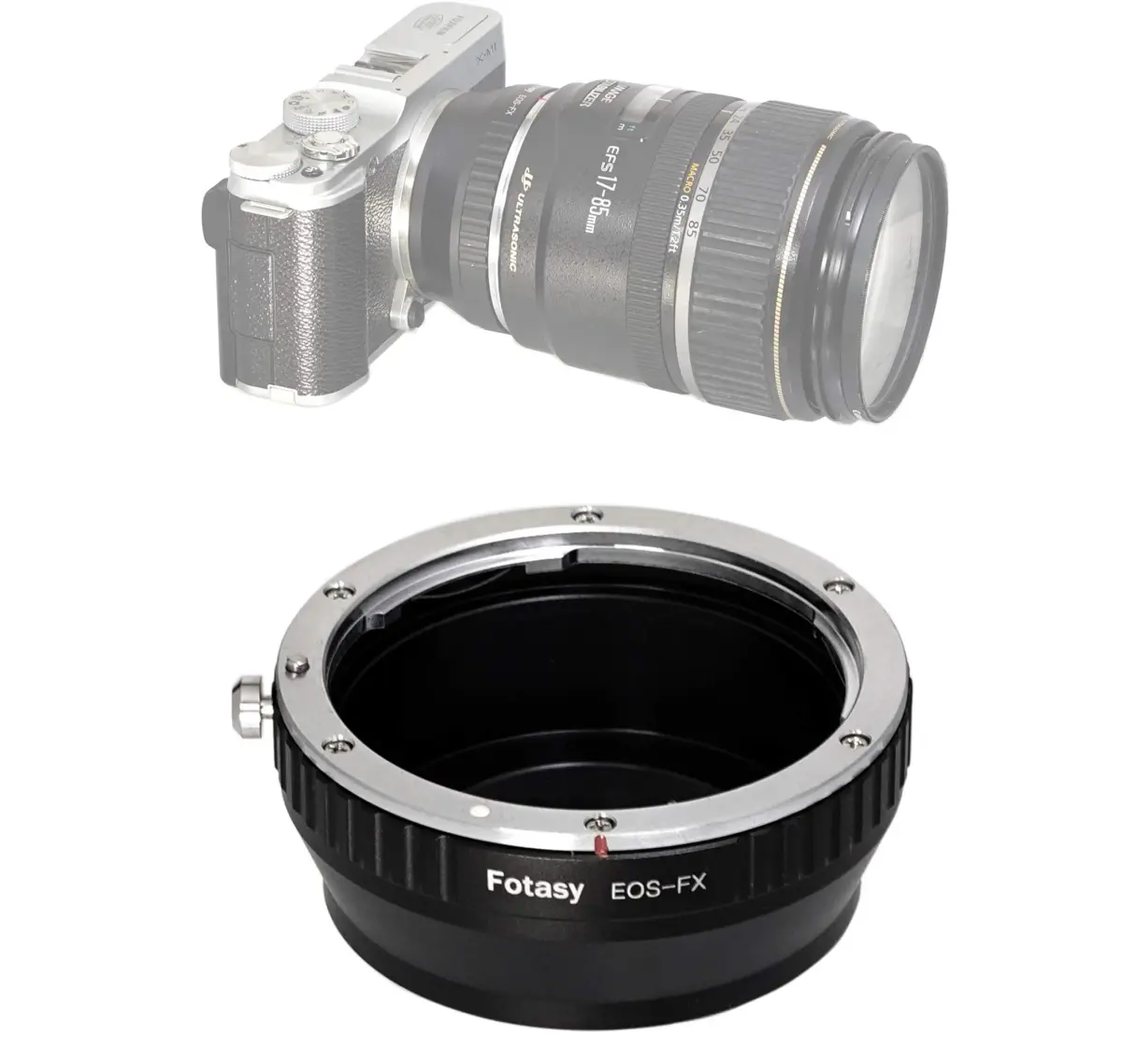 Fotasy Manual EF/EF-S Lens to Fujifilm X Mount Adapter | Infinity Focus Guaranteed - main product image