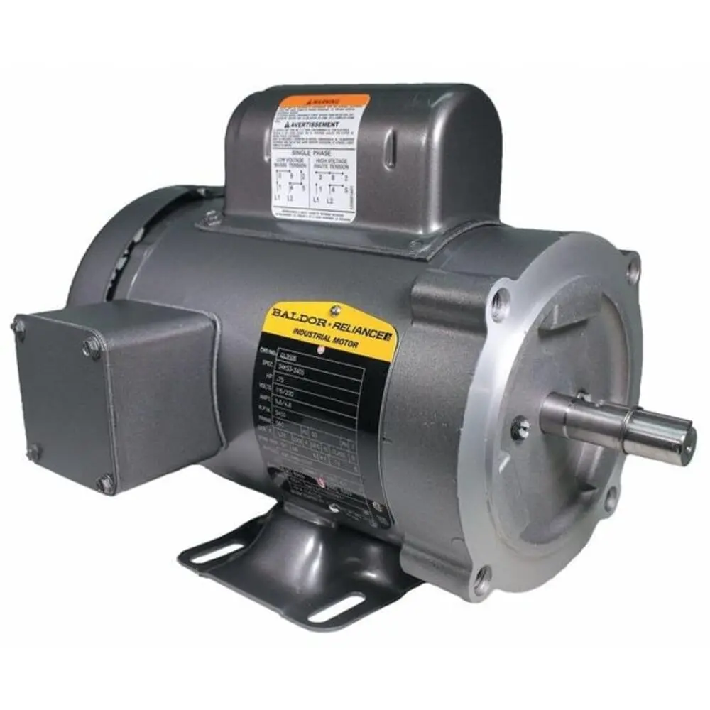 Baldor General Purpose AC Motor 115/230V | 3/4Hp, 3450rpm, TEFC Enclosure, Alloy Steel - main product image