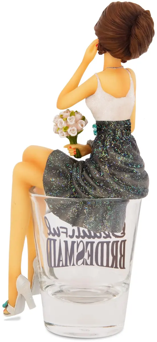 Pavilion Gift Company Bridesmaid Champagne Glass 2oz | Bridal Gift & Collectible - view 3