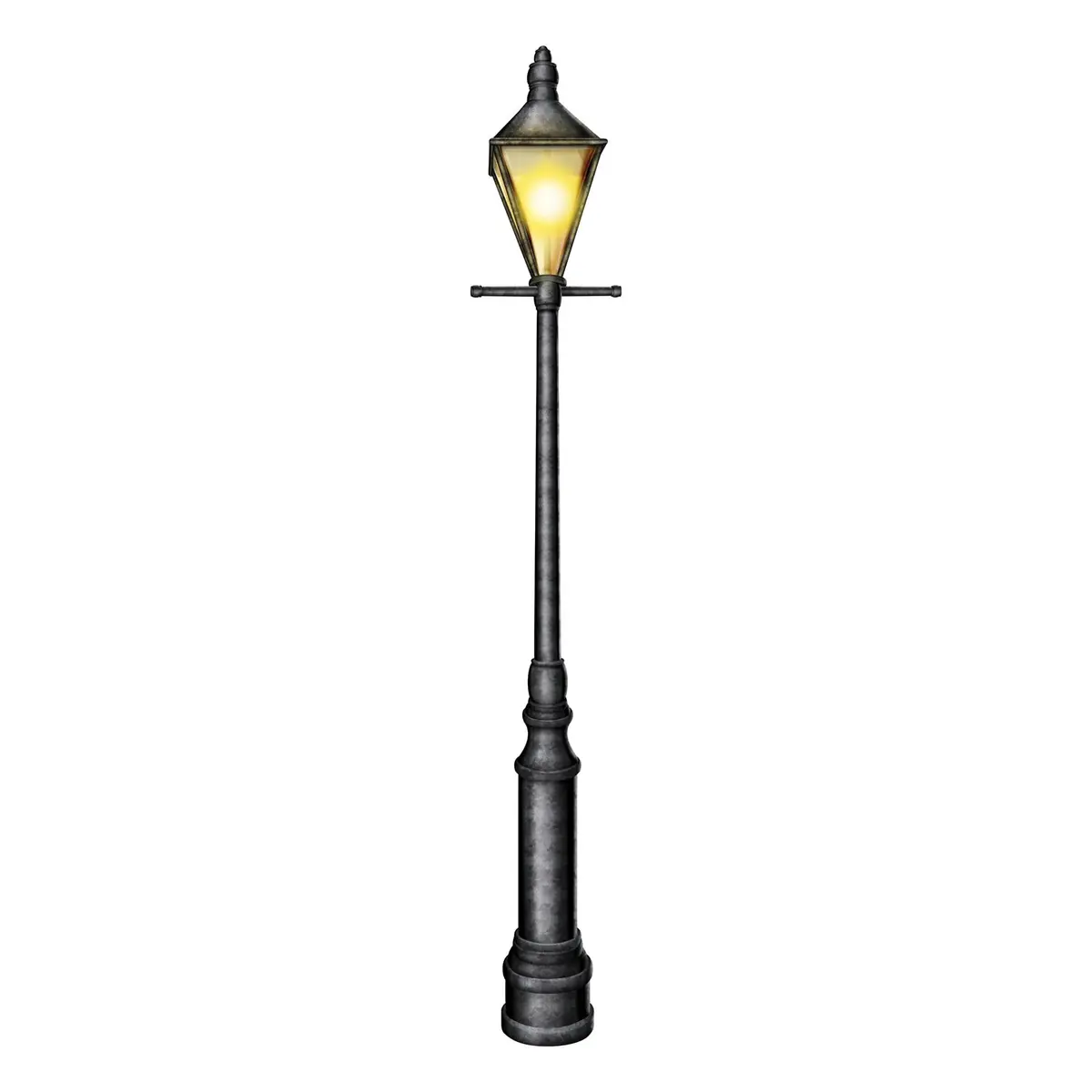 Beistle Lamppost Photo Props, 6' Tall | Mardi Gras Street Light Wall Decorations - main product image
