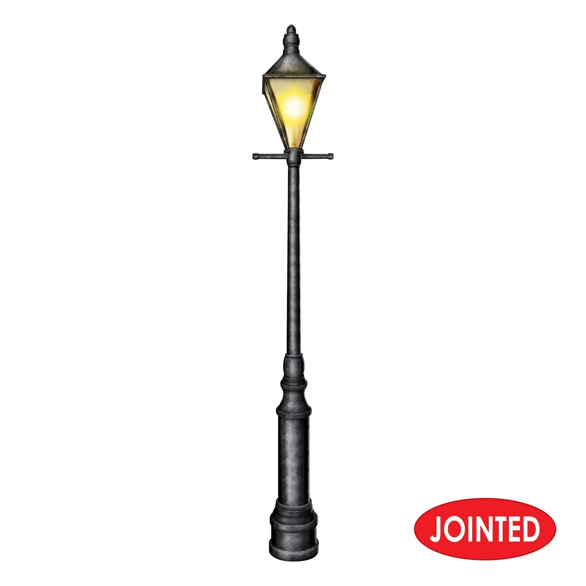 Beistle Lamppost Photo Props, 6' Tall | Mardi Gras Street Light Wall Decorations - view 3