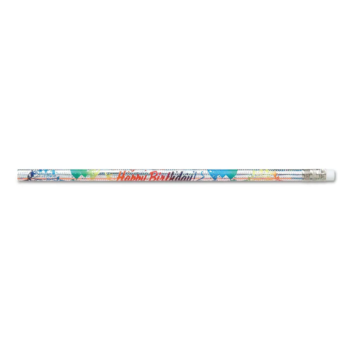 Moon Award Pencils - Pack of 12 | Silver Birthday Celebration for Students & Teachers - main product image