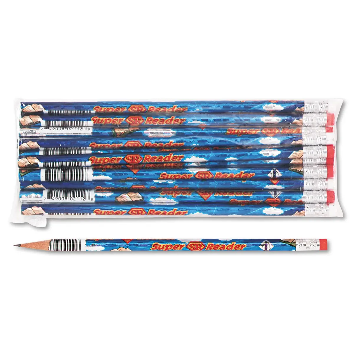 Moon Award Pencils - Pack of 12 | Silver Birthday Celebration for Students & Teachers - view 3