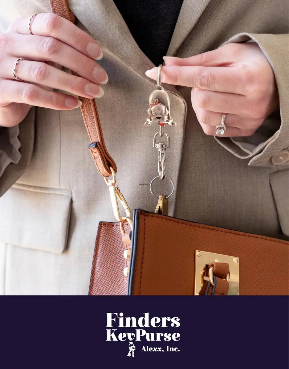 Finders Key Purse Fido Key Finder | Stylish Stainless Steel Keychain for Women - view 7