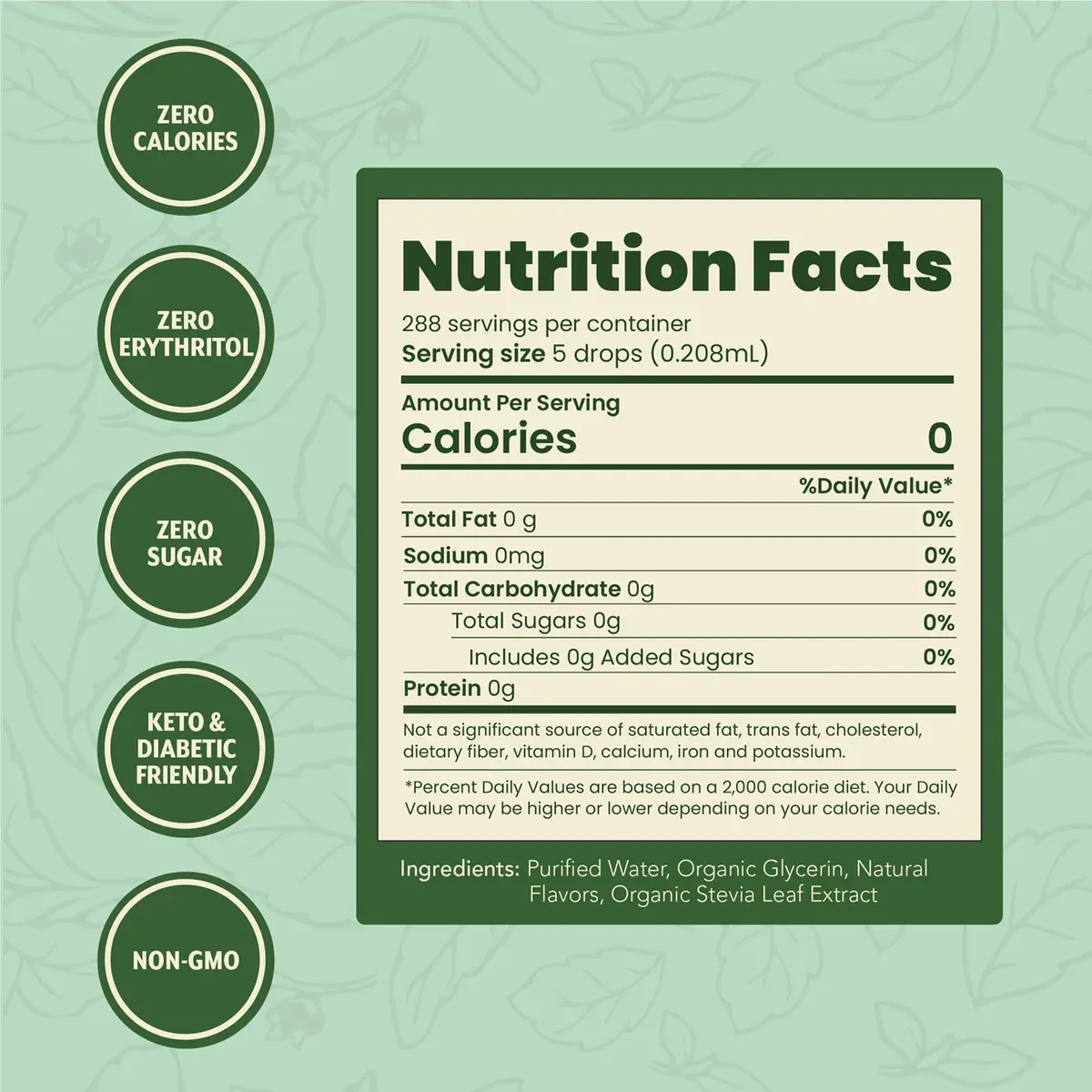 SweetLeaf Stevia Drops Liquid Sweetener, Coconut 2 Fl Oz | Zero Calorie, Natural Flavors - view 3