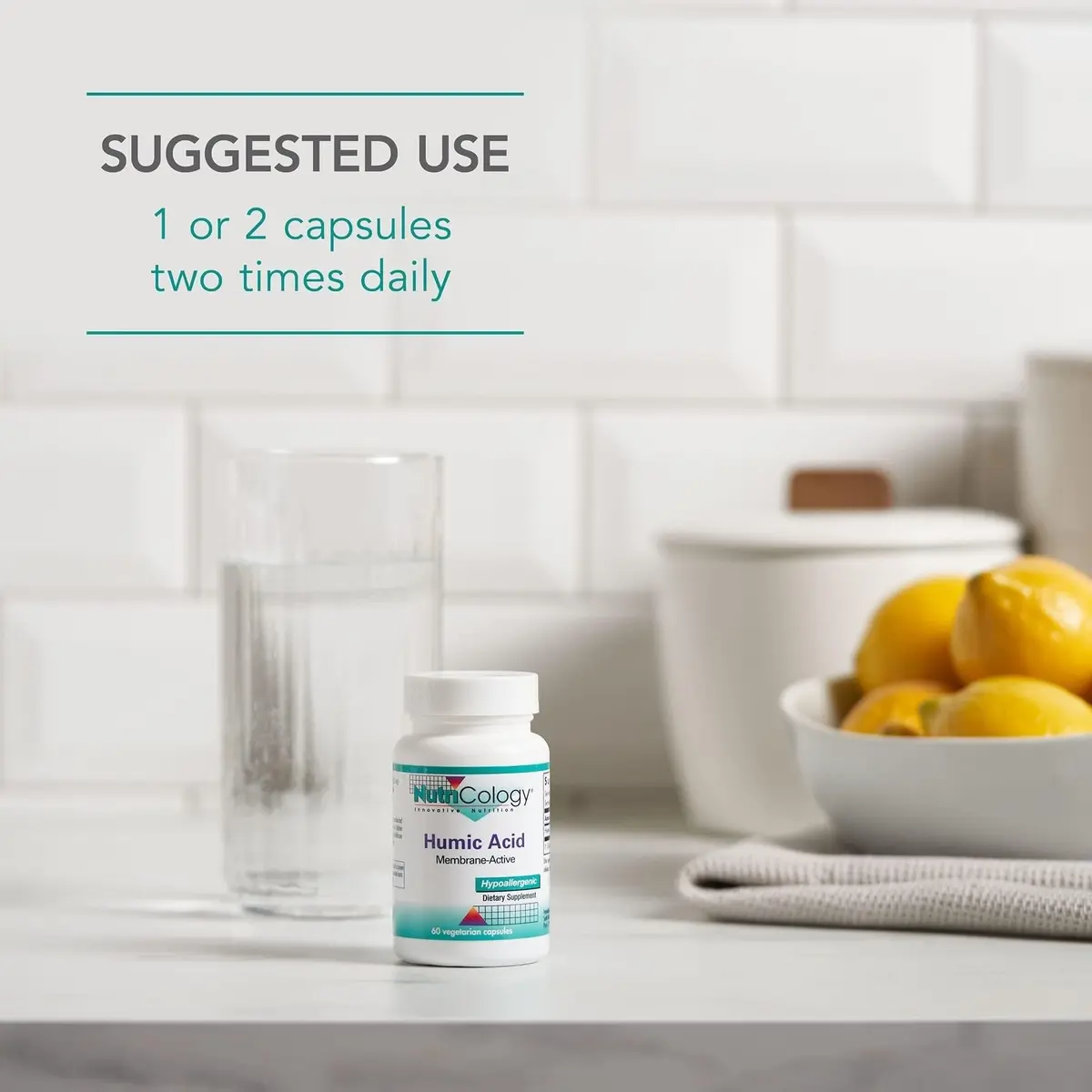 Allergy Research Group Humic Acid 750 mg Capsules | Immune & Detox Support, Hypoallergenic (60 Count) - view 7