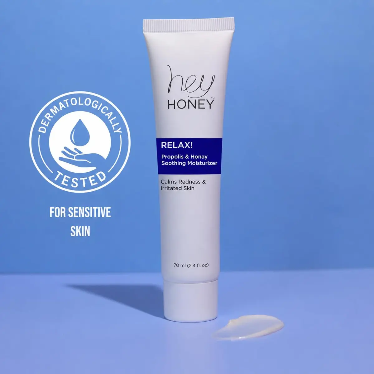 Hey Honey Relax Rosacea Relief Cream 71ml (2.4 Oz) | Calming Face Moisturizer for Redness & Irritation - view 3