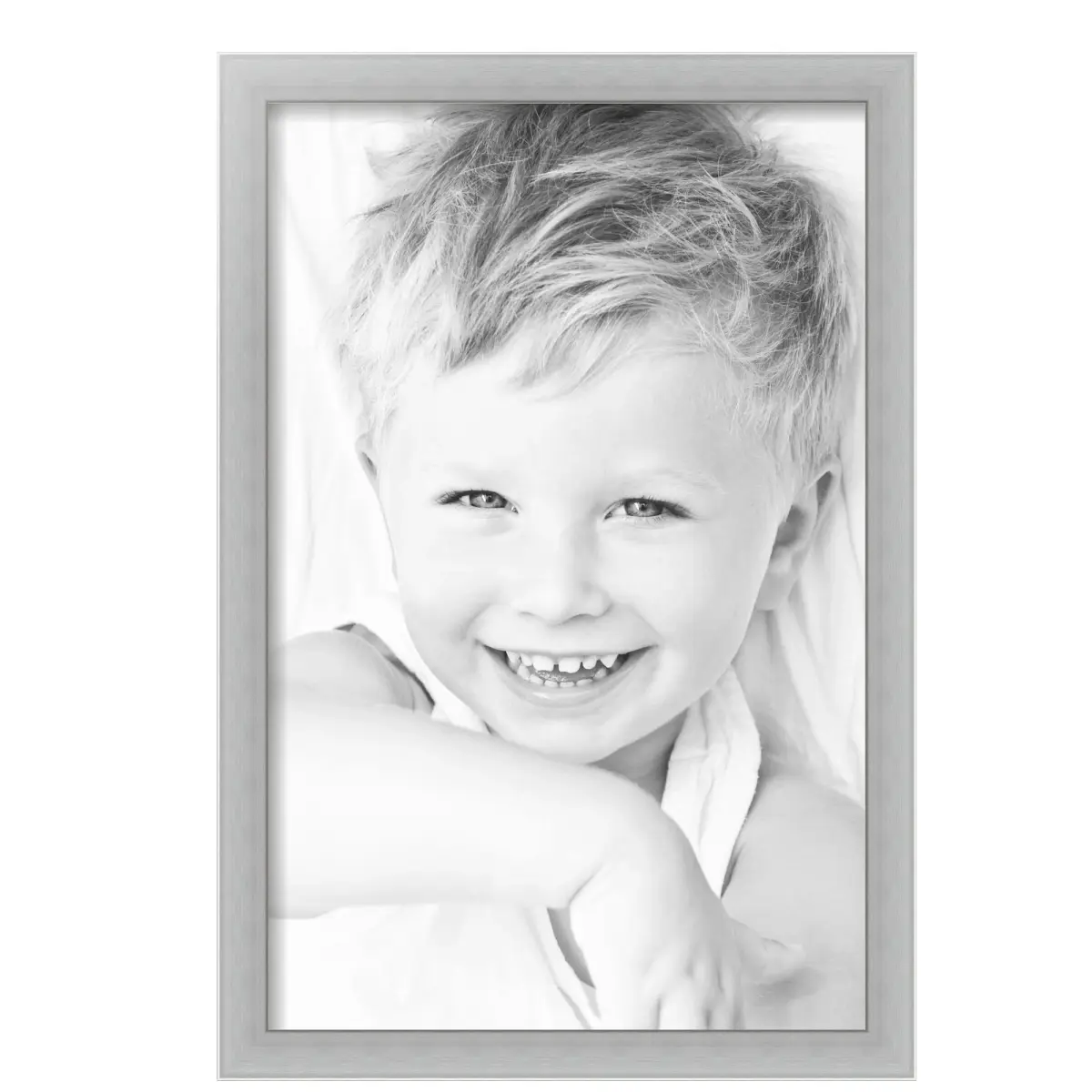 ArtToFrames Silver Picture Frame 15x23 Inch (38.1 x 58.4 cm) | Modern Stainless Steel Wall & Tabletop Display - view 3