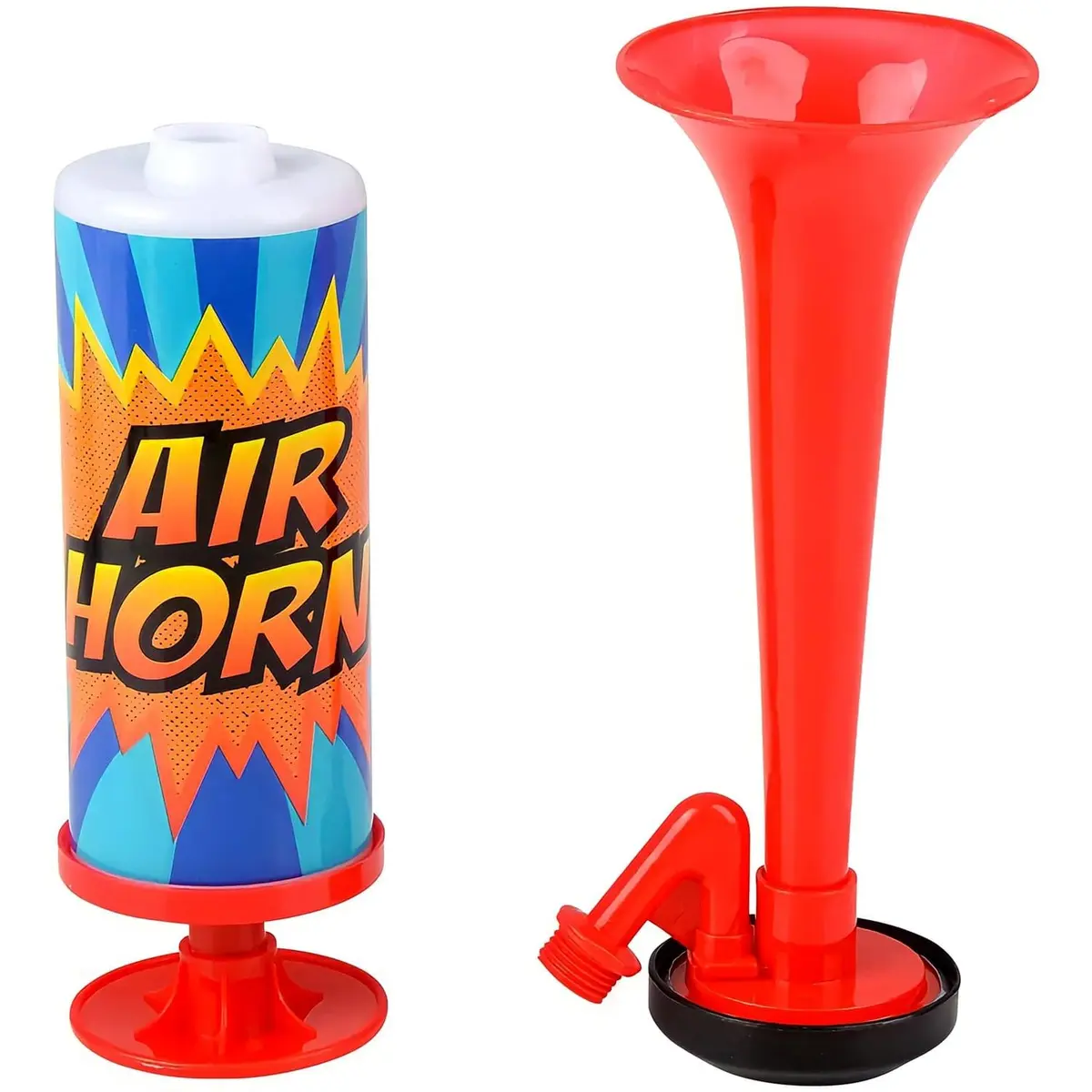 Rhode Island Novelty Super Blast Hand Pump Air Horn | Never Runs Out, 7 inches, Assorted Colors - view 2