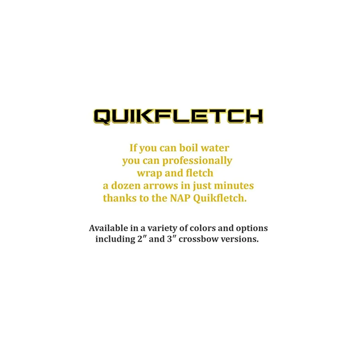 New Archery Products Quikfletch Twister 2" 3-Vane Fletching 6-Pack | Easy Arrow Building for Indian Archers - view 5