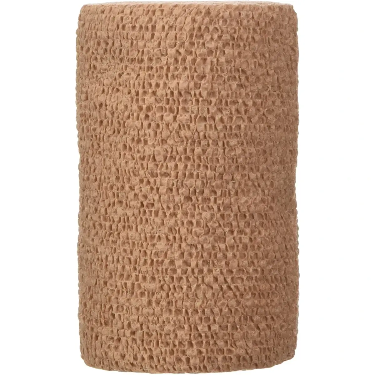Coban 3M Self-Adherent Wrap 1584 Tan 4 in. x 5 yd. | Sticks to Itself for Secure Bandaging - main product image