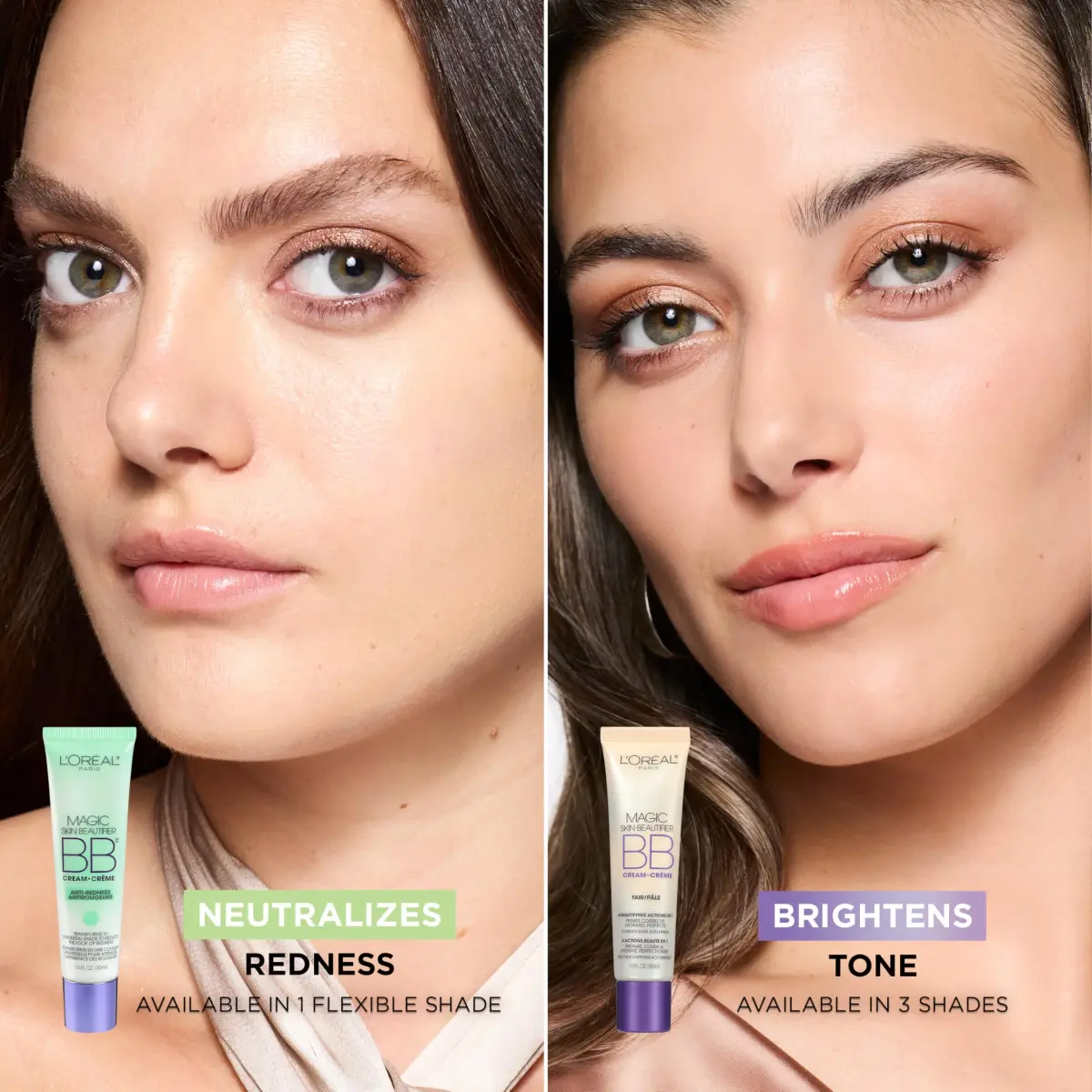 L'Oreal Paris Magic BB Cream - Medium Shade, Hydrating Skin Beautifier with Color Changing Foundation, 1 fl oz - view 3