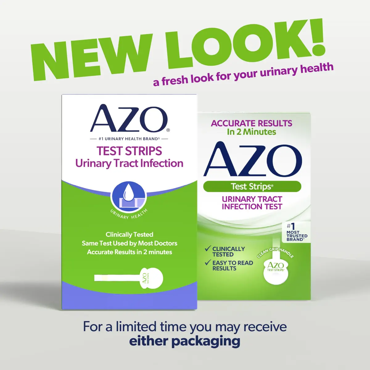AZO Urinary Tract Infection (UTI) Test Strips 3 Count | Results in 2 Mins, Accurate Home Test - view 2
