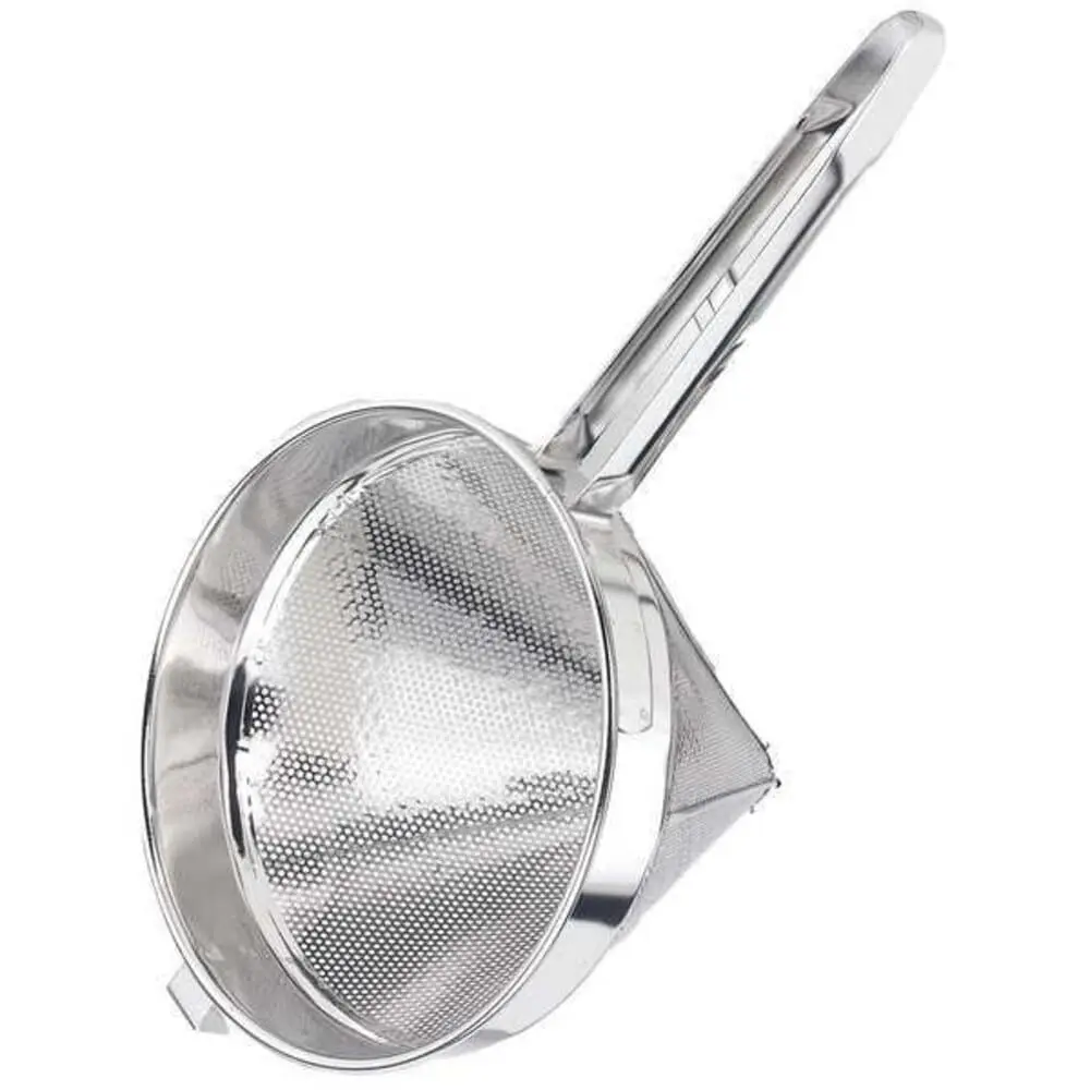 Crestware 9-Inch Coarse Mesh Strainer | Stainless Steel Food Sieve for Kitchen Use - main product image