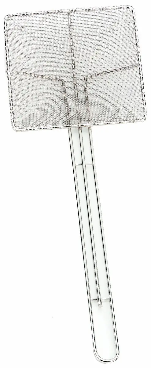 Crestware 7-Inch Square Screen Mesh Skimmer | Heavy Duty Commercial Food Strainer - main product image