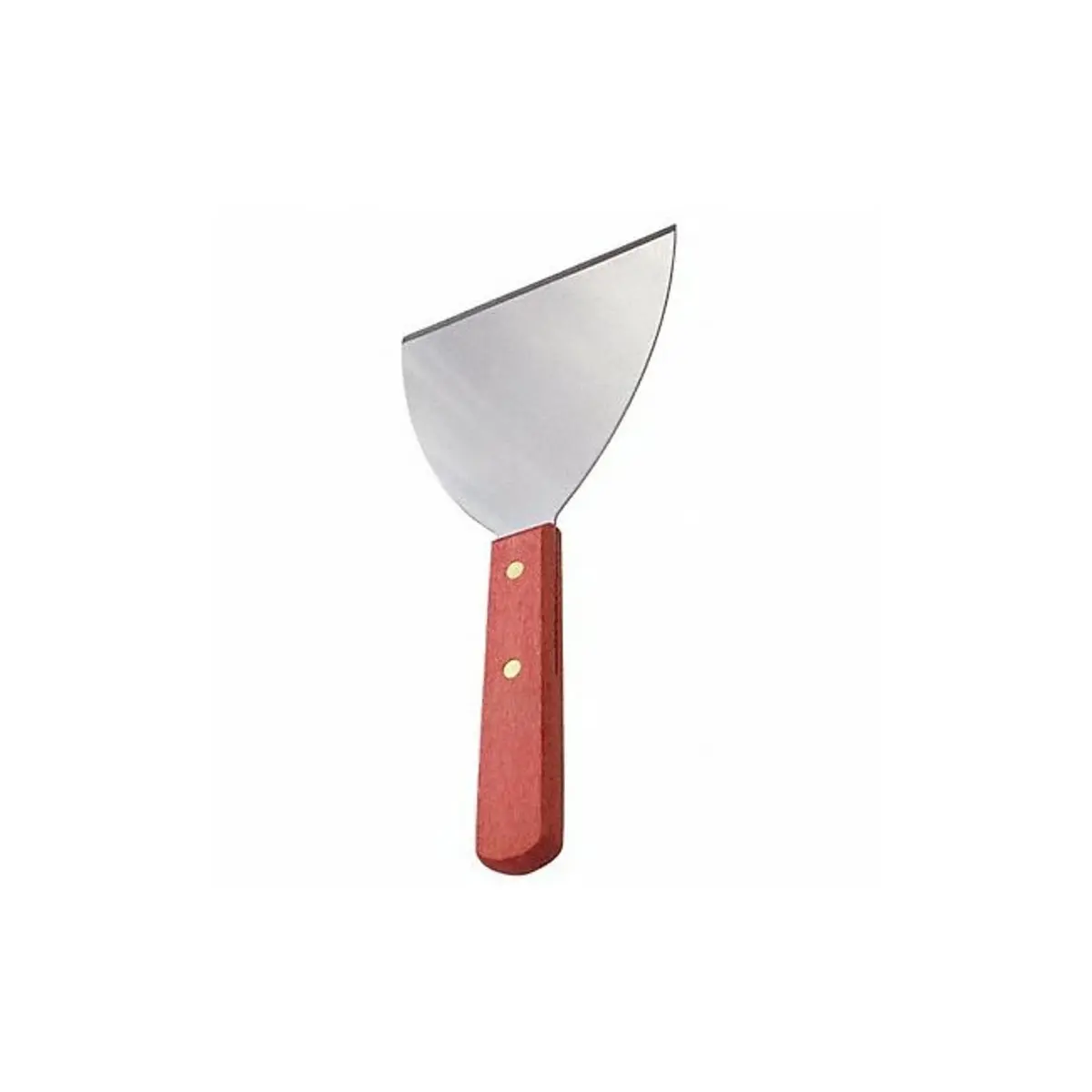 Crestware Food Spatula 5 in. Wood Handle | Heavy Duty Taiwan Made Kitchen Tool - main product image