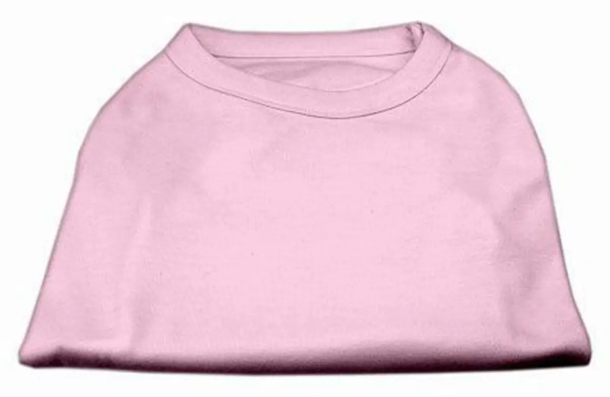 Mirage Pet Products 3X-Large Light Pink Pet Apparel Shirt | 20-Inch Neck, 24-Inch Girth - main product image
