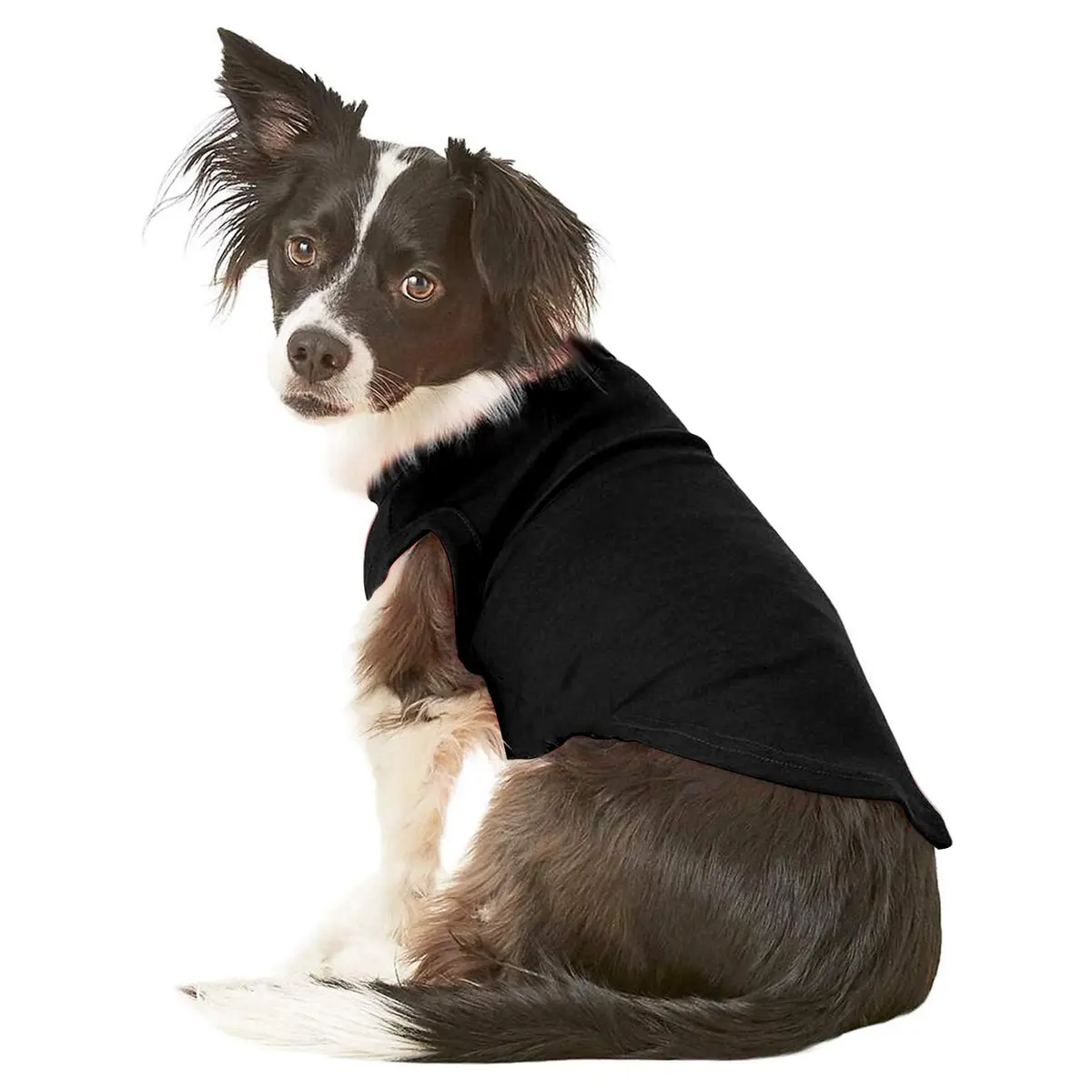 Mirage Pet Products Black Pet Apparel X-Small (18 inches length) | Sleeveless Dog Shirt for Everyday Wear - view 7