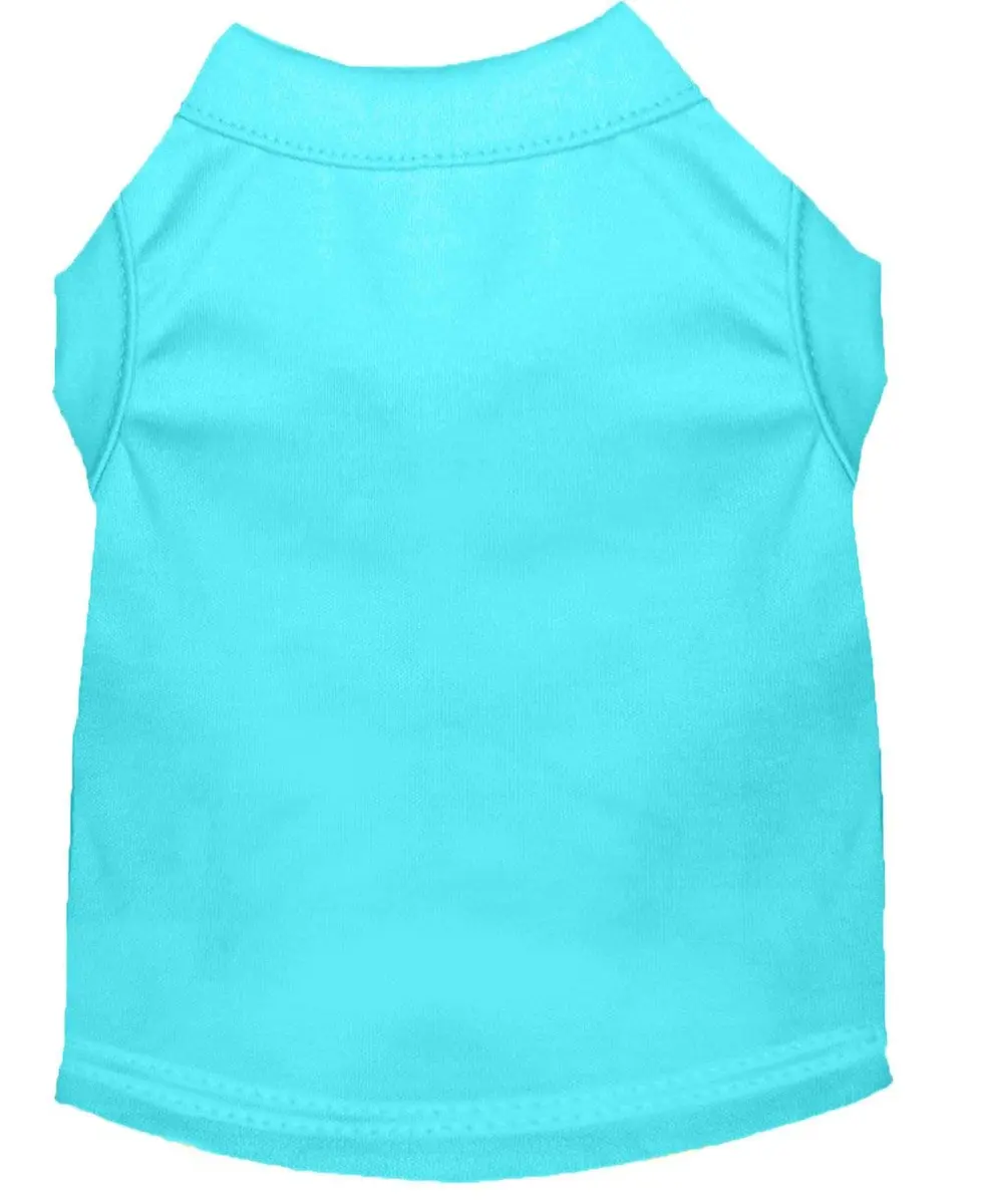Mirage Pet Products 20-Inch Round Neck Pet Shirt, 51cm (20 Inch) | Aqua Solid Polycotton - main product image