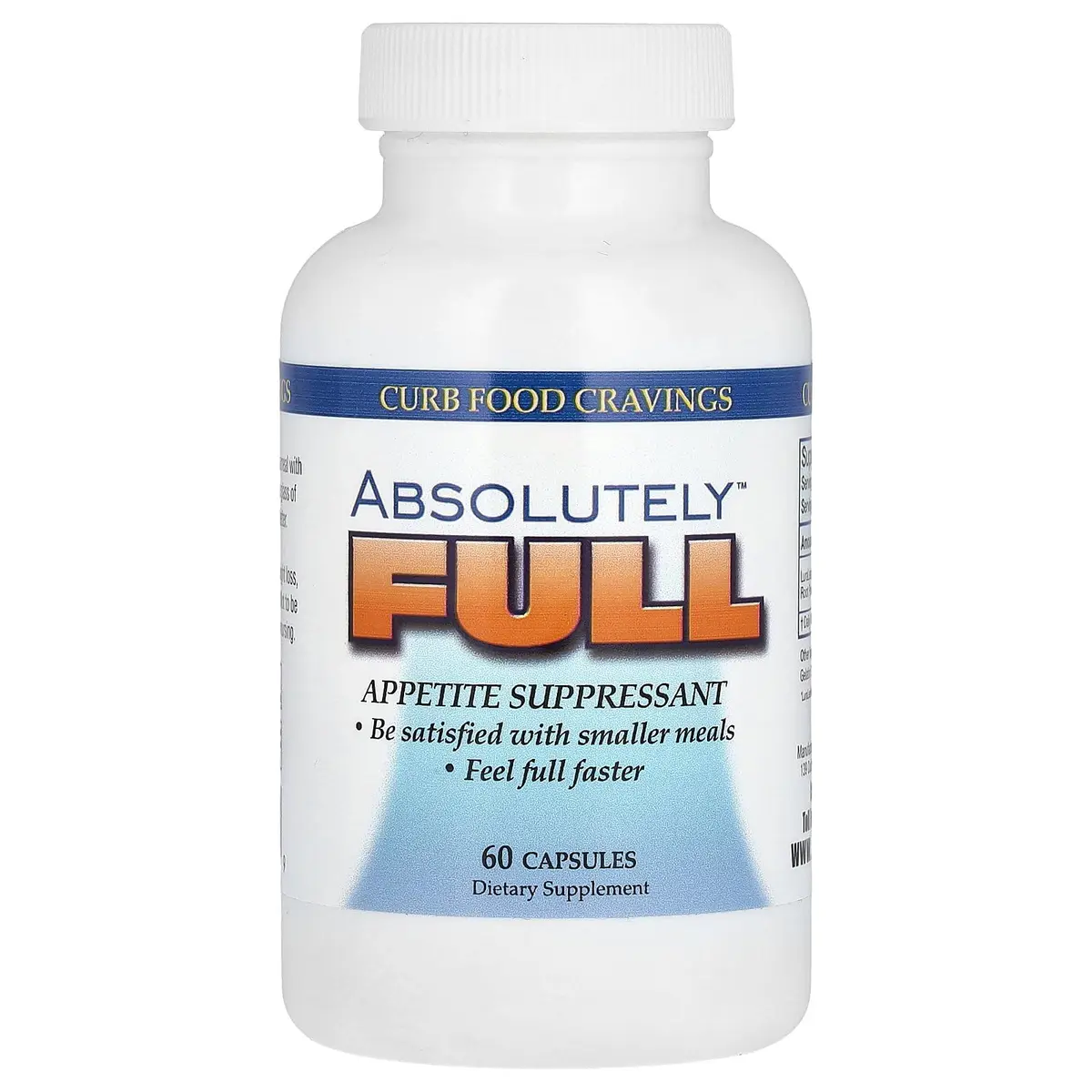 Absolute Nutrition Curb Food Cravings 60 Caps | Supports Appetite Control & Weight Loss - main product image