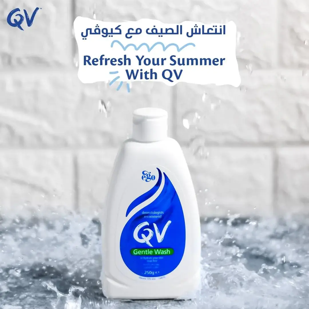 QV Gentle Wash 250ml (8.45 Fl Oz) | Hydrating Soap-Free Cleanser for Sensitive Skin - view 3