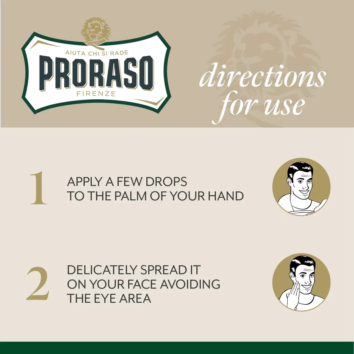 Proraso After Shave Lotion Eucalyptus & Menthol Refreshing Splash 100ml (3.4 Fl Oz) | Calms Skin Post-Shave - view 3