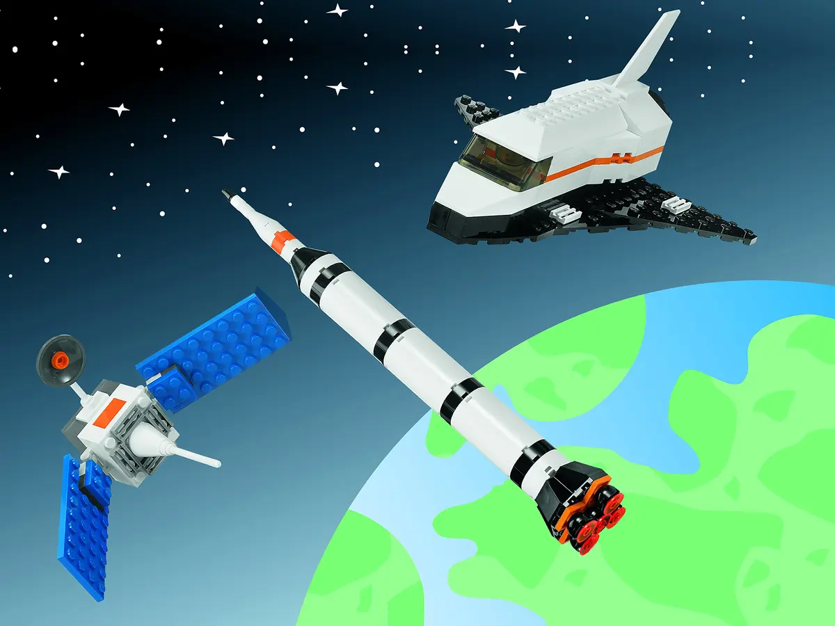LEGO Space & Airport Set 9335 | 1176 Piece Educational Toy for Kids 4+ - view 3