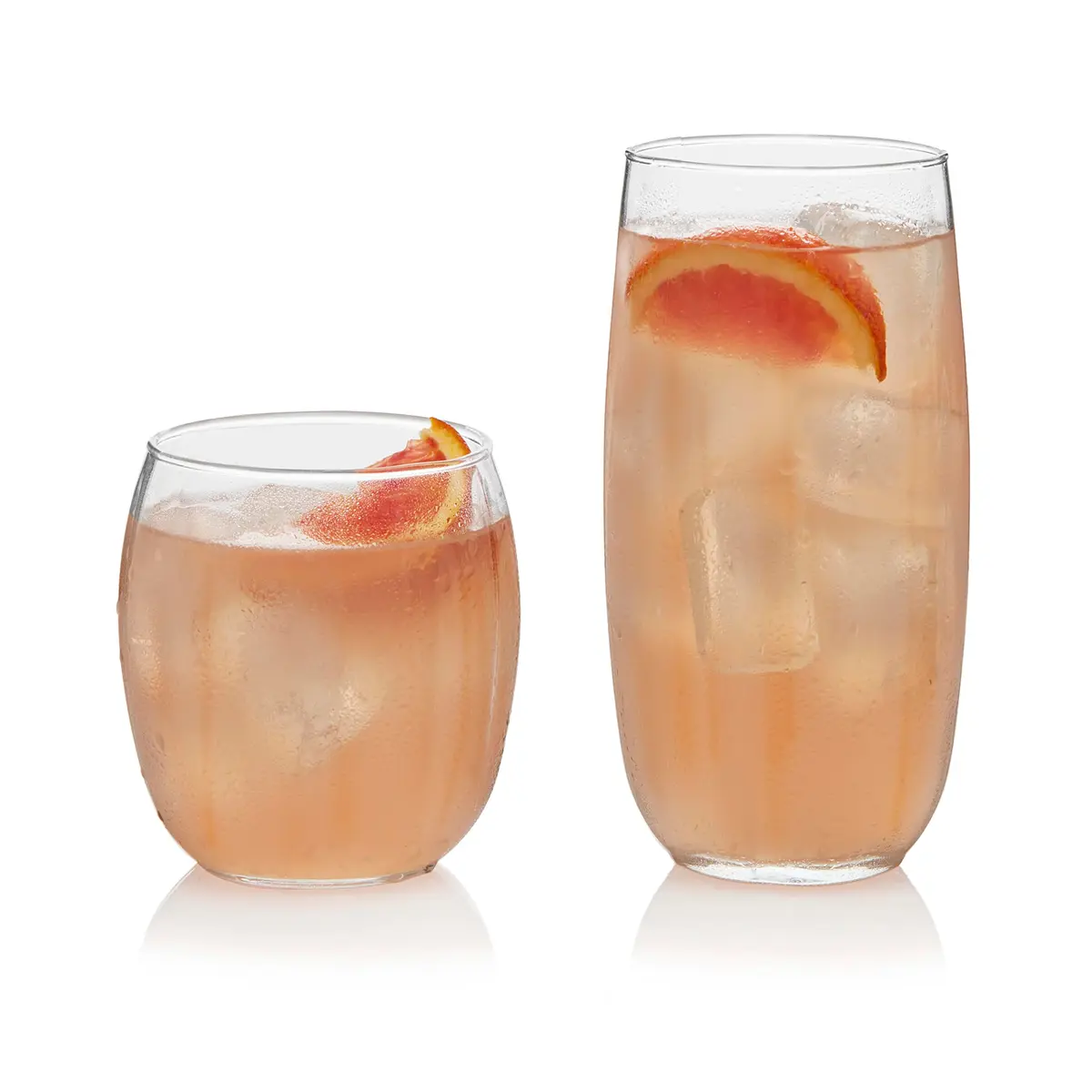 Libbey Samba Rocks and Tumbler Glass Cups Set of 16 | Versatile Dishwasher Safe Glassware - view 9