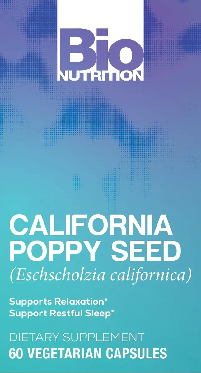 Bio Nutrition California Poppy Vegi-Caps 60 Count | Natural Relaxation & Sleep Support (100 words) - view 4