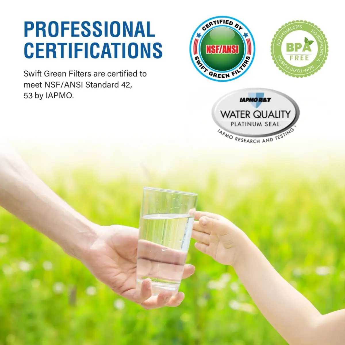 Swift Green Filters SGF-M9 Replacement Water Filter 2 Pack | NSF Certified, Made in USA - view 3