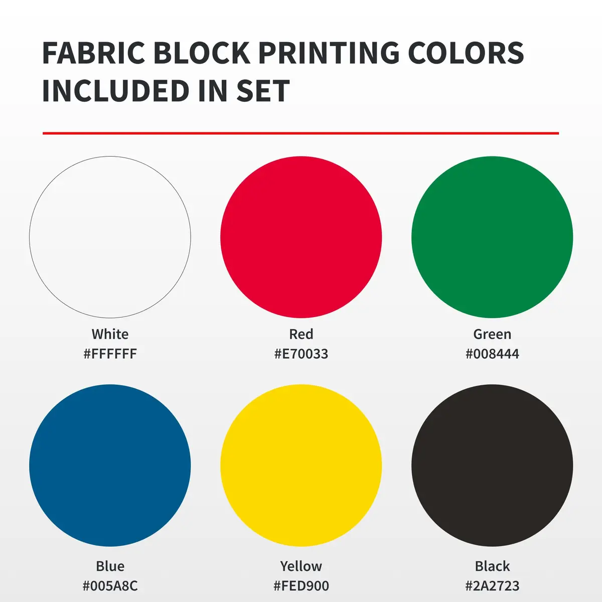 Speedball Premium Block Printing Ink Set - 6 Colors, 1.25 oz Each | Water-Soluble Oil-Based Ink for Fabric & Paper - view 4
