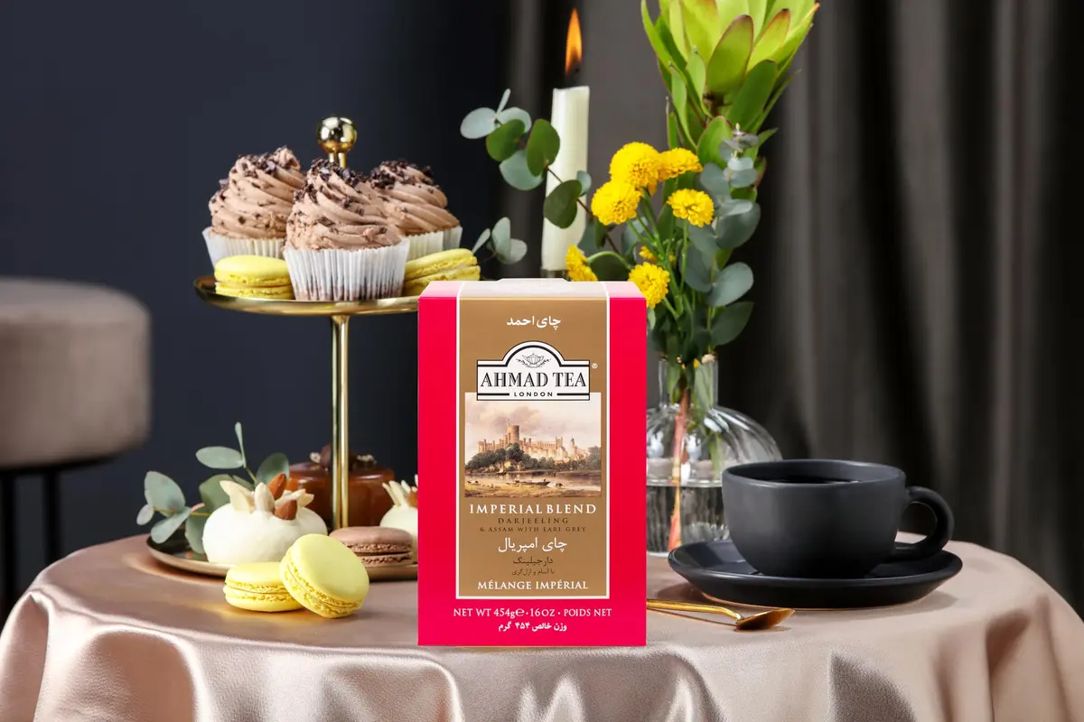 Ahmad Tea Loose Tea Packet, Imperial Blend, 454g | Zesty citrus twist, award-winning flavor, imported from Malawi & Kenya - view 2