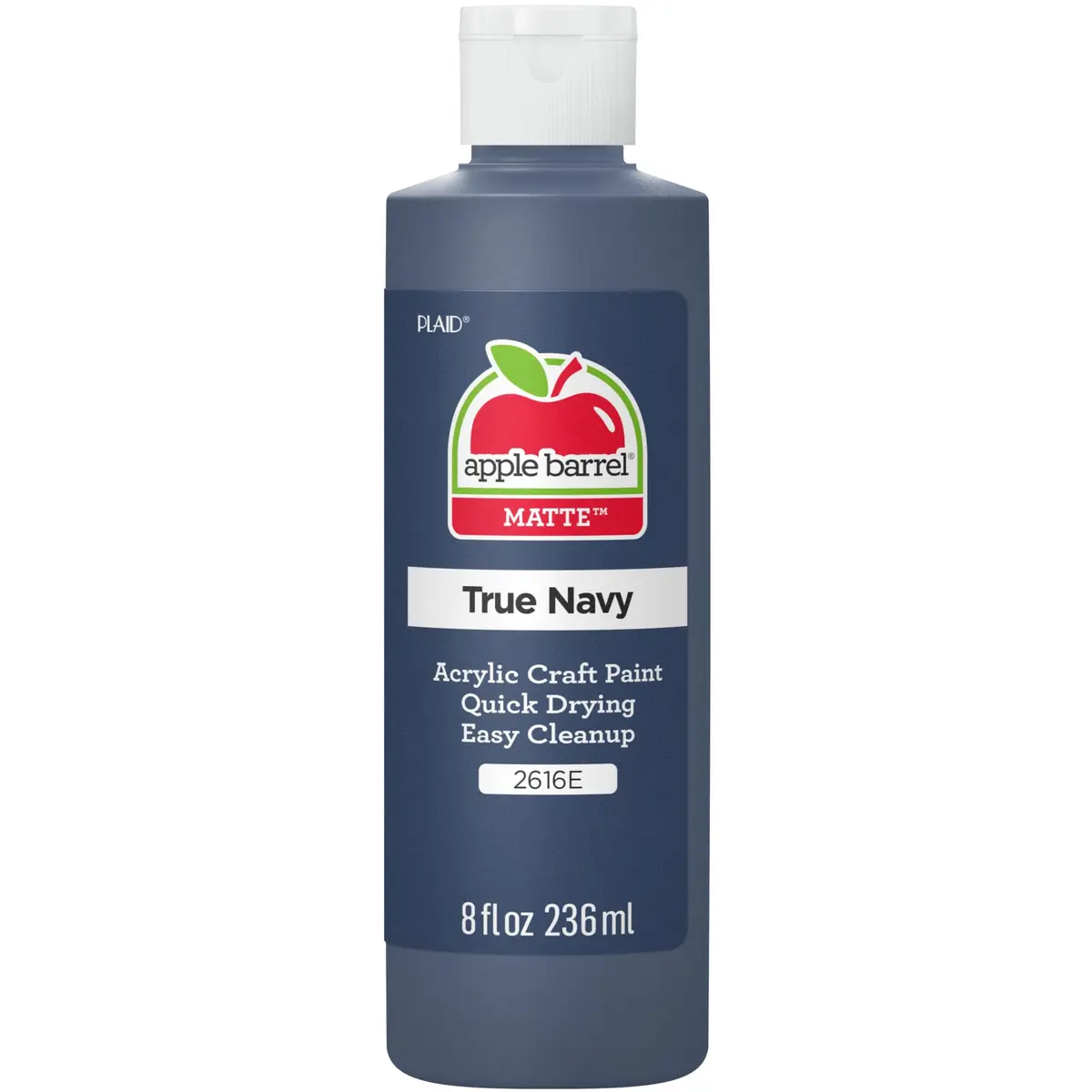 Apple Barrel Acrylic Paint True Navy 237ml (8 fl oz) | Non-Toxic Craft Paint for Beginners - main product image
