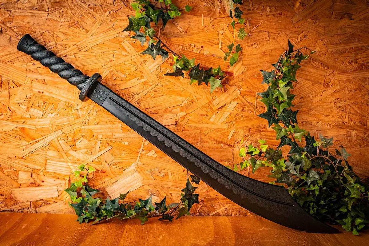 Master USA Practice Sword 34.5-Inch Black Polypropylene | Safe Martial Arts Training Gear - view 2