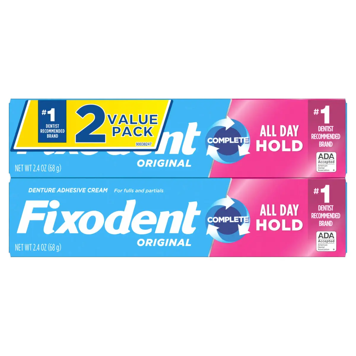 Fixodent Complete Original Denture Adhesive Cream 4.8 oz (142 ml) | Strong All-Day Hold - view 6