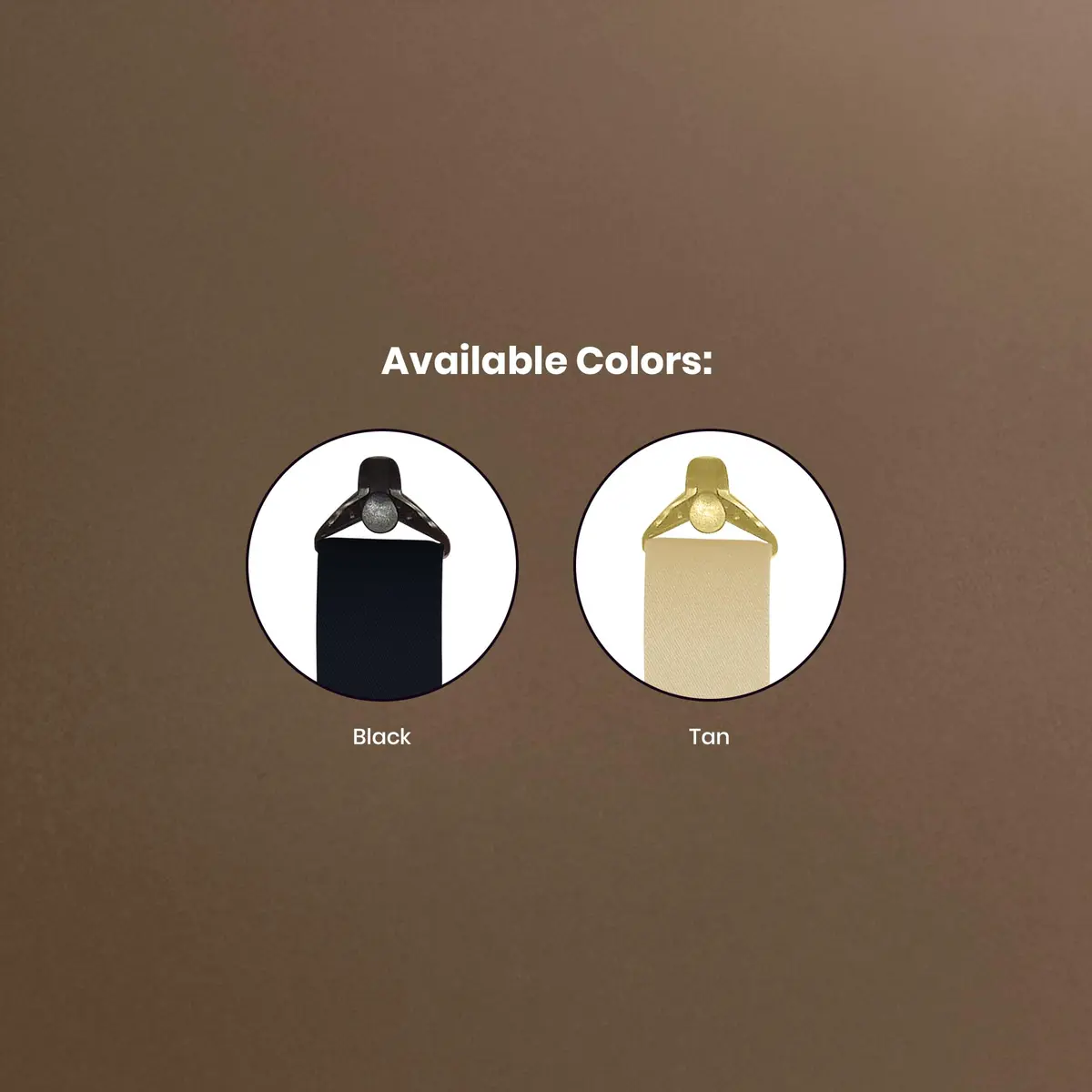 Hold-Up Tan XL 1.5-Inch X-Back Under-Ups Suspenders with Gripper Clasps | product 11e8ac40 - view 3