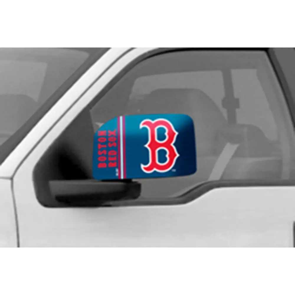 FANMATS MLB Boston Red Sox Mirror Cover Large | Tailgate & Game Day Accessory - main product image