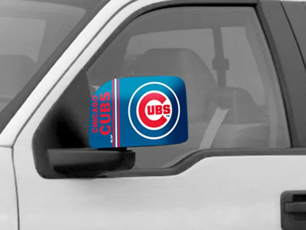 FANMATS MLB Chicago Cubs Mirror Cover, Large | Officially licensed tailgating accessory - view 2
