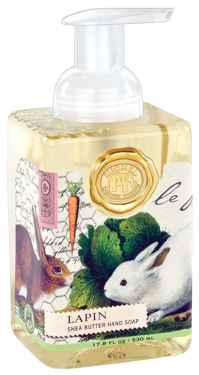 Michel Design Works Lapin Foaming Soap 17.8 Fl Oz | Shea & Aloe Moisturizing Luxury - main product image