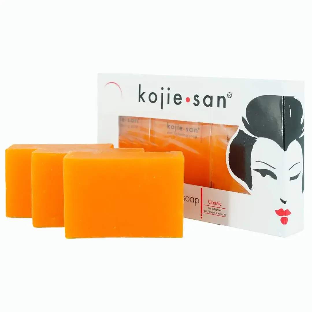 Kojie San Orange Whitening Soap 65g (2.29 oz) Bar | Skin Whitening & Dark Spot Removal - main product image