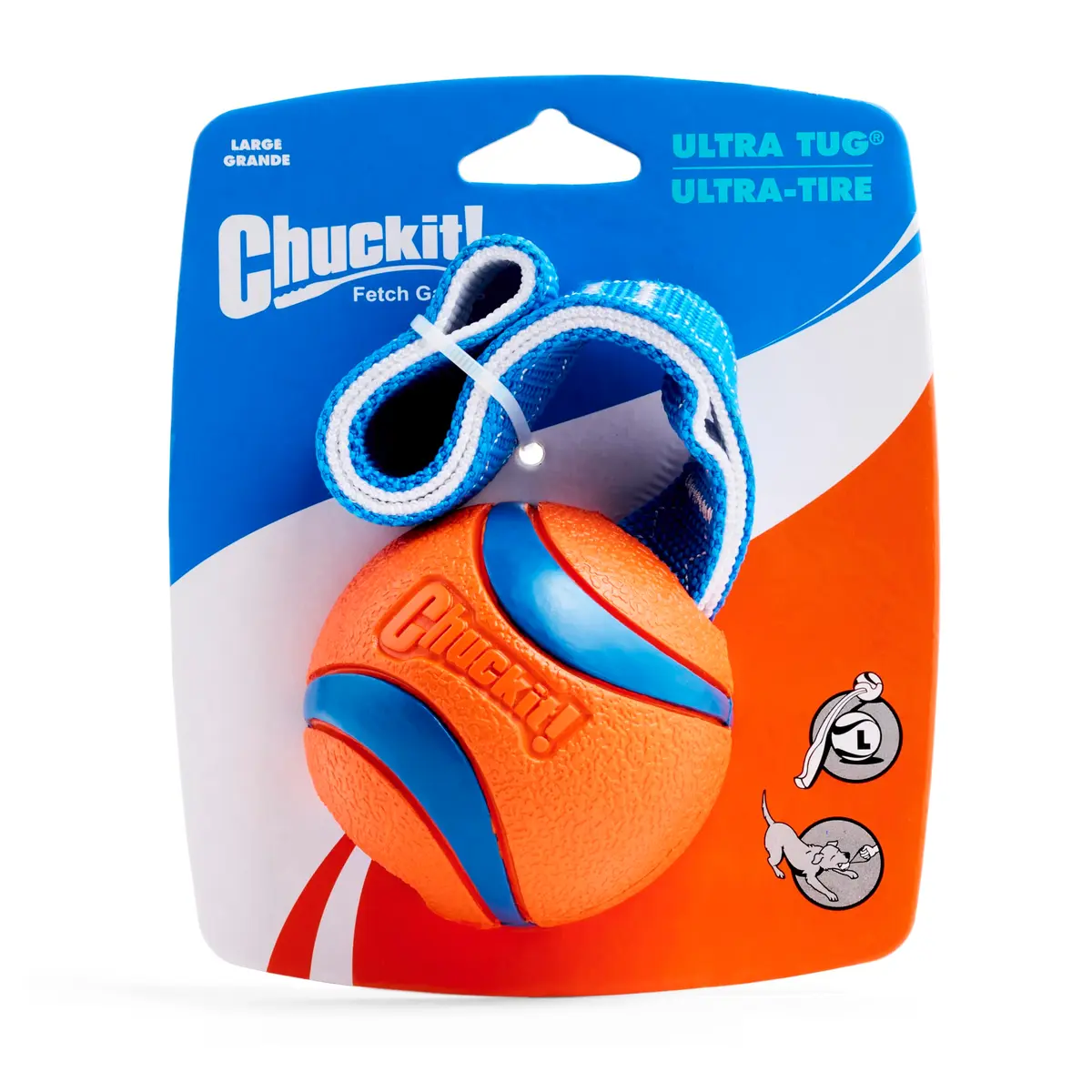 Chuckit! Ultra Tug Dog Toy, Large 3-inch Diameter, 0.1 kg (0.22 lb) | Fetch & Tug Play for Large Breeds - view 5