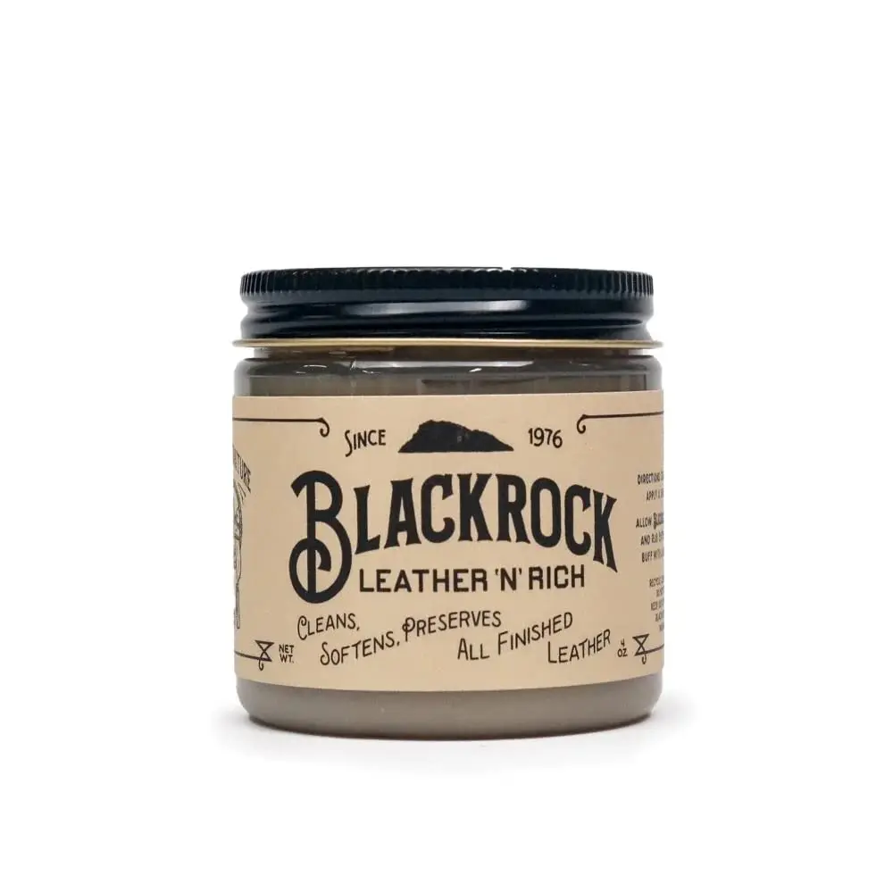 Blackrock Leather N Rich Leather Cleaner and Conditioner 4oz (118ml) | USA-Sourced Quality for Smooth Leathers - main product image