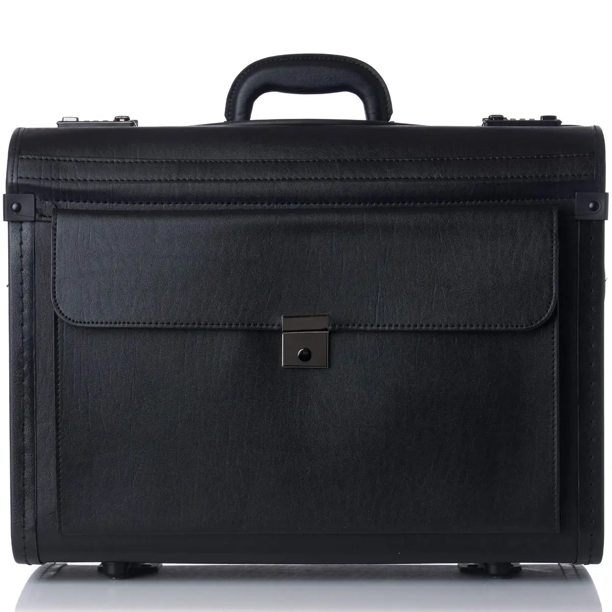 Alpine Swiss Rolling 17" Laptop Briefcase on Wheels Attache with TSA Approval, Black - view 5