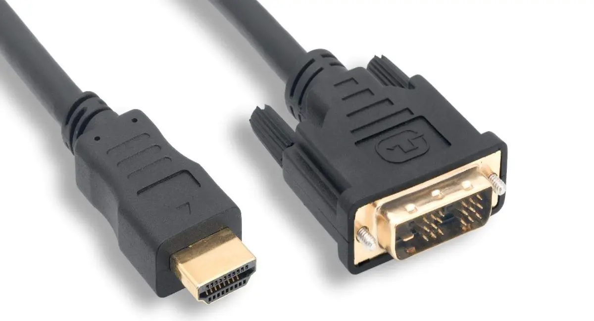 Nippon Labs 15 ft. HDMI to DVI Cable with Gold-Plated Connector Model DVI 5 HDMI | Copper Braided, 15 Feet, Black - main product image