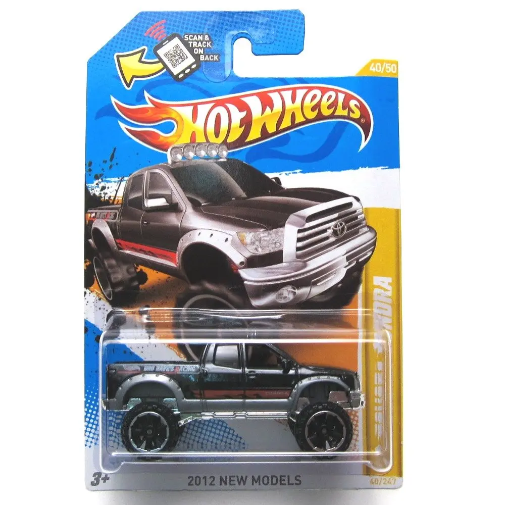 Hot Wheels 2012 New Models #40 / 50 #040 '10 Toyota Tundra Bro Dave's Racing Tampos | 1:64 Scale Collectible Die Cast Car - main product image