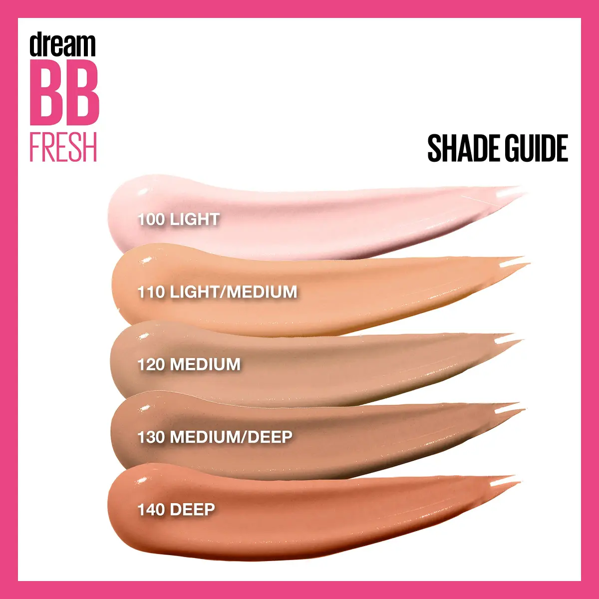 Maybelline Dream Fresh BB Cream SPF 30 Light/Medium | 29.57ml (1 Fl Oz) Oil-Free Hydrating Beauty Balm - view 7